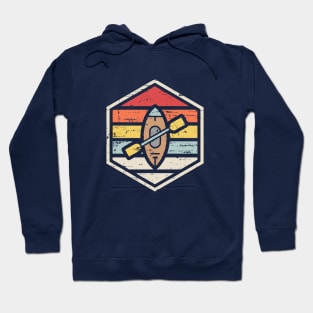 Retro Badge Kayak Hoodie